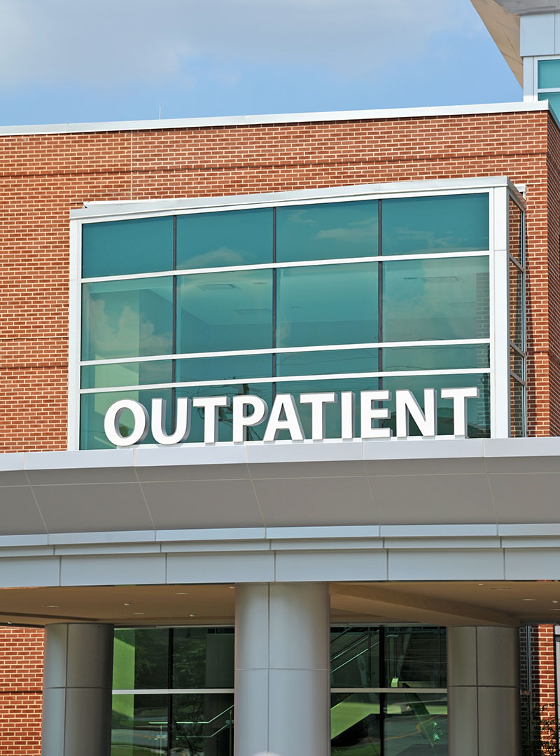 consulting services from outpatient orthopedics